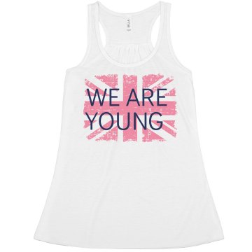 We Are Young Misses Bella Flowy Boxy Lightweight Crop Tank