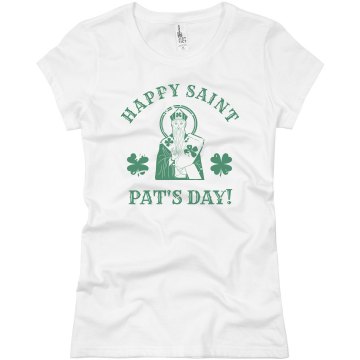 Happy St. Pat's Day! Junior Fit Basic Bella Favorite Tee