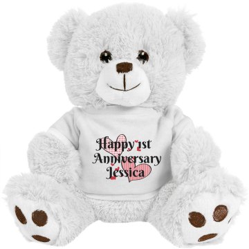 Anniversary Teddy Medium Plush Teddy Bear