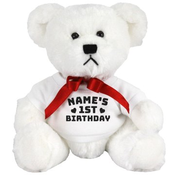 Mikey's Birthday Teddy Small Plush Teddy Bear