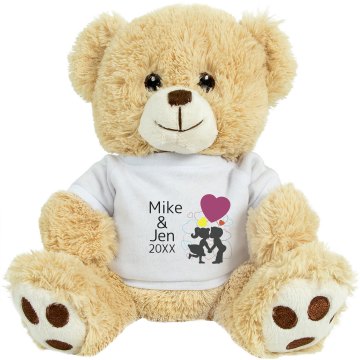 Couple in Love Small Plush Teddy Bear