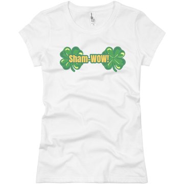 St. Patrick's Shamwow Junior Fit Basic Bella Favorite Tee