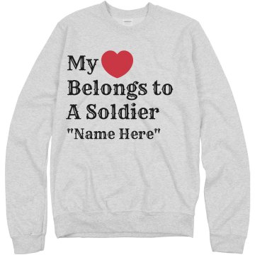 My Heart Misses Relaxed Fit Anvil V-Neck Tee
