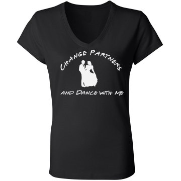Change Partners Junior Fit Bella Long Sleeve Sheer Longer Length Rib V-Neck Tee