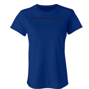 Wanna Tango Junior Fit Bella Sheer Longer Length Rib Tee