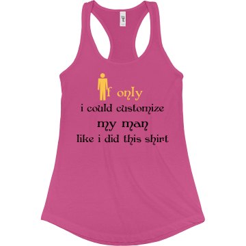 if only Junior Fit Bella Sheer Longer Length Rib Racerback Tank Top