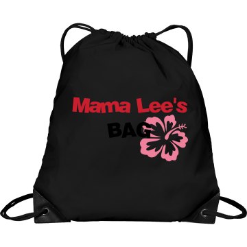 Mama Lee's Bag Port & Company Drawstring Cinch Bag