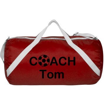 Soccer Coach Tom Augusta Sport Roll Bag