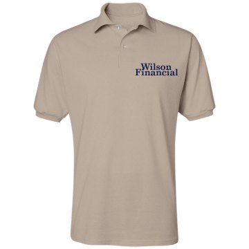 Wilson Financial Unisex Jerzees Spotshield Polo Shirt