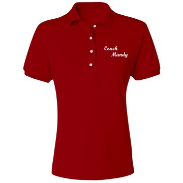 Coach Mandy Misses Relaxed Fit IZOD Silkwash Stretch Polo