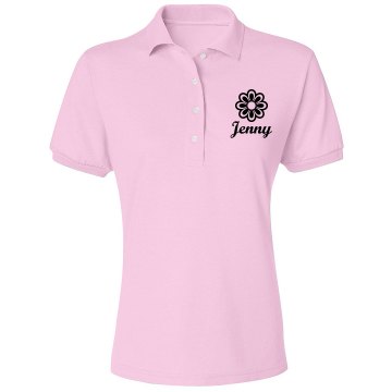 Jenny Misses Relaxed Fit IZOD Silkwash Stretch Polo