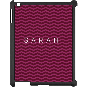 Chevron iPad Case Black iPad Snap-on Case
