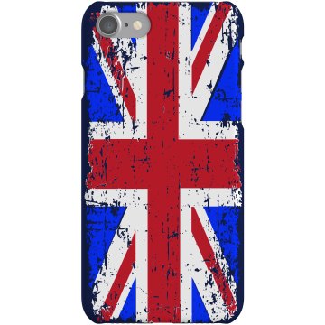 UK iPhone Case Rubber iPhone 4 & 4S Case White