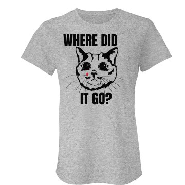 The Cat's Laser Dot Junior Fit Bella Crewneck Jersey Tee
