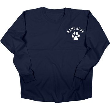 Cheerleader Cheer Tee Junior Fit Bella 1x1 Rib Ringer Tee