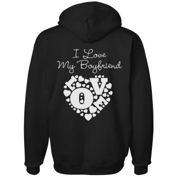 Love Boyfriend Hoodie Unisex Hanes Ultimate Cotton Heavyweight Hoodie