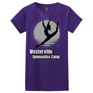 Westerville Gymnastics Misses Relaxed Fit Gildan Ultra Cotton Tee
