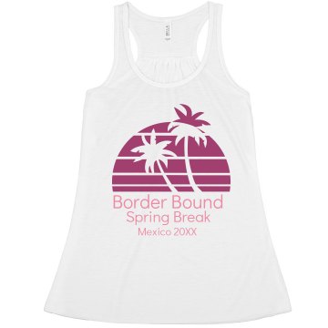 Mexico Spring Break Tank Misses Relaxed Fit Anvil Heavyweight Tank Top