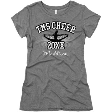 Cheer Tee Junior Fit Bella Triblend Tee