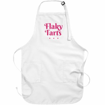 Flaky Tarts Basic White Apron