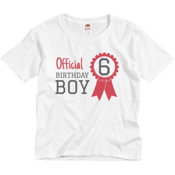 Official Birthday Youth Basic Gildan Ultra Cotton Crew Neck Tee