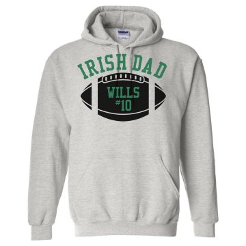 Irish Football Dad Unisex Gildan Heavy Blend Hoodie