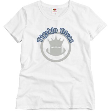 Pigskin Divas Junior Fit Brightline 3/4 Sleeve Jersey Tee