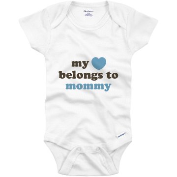 Mommy's Heart Infant Gerber Onesies