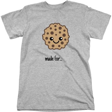 Milk & Cookies Couple His Unisex American Apparel Fine Jersey Tee