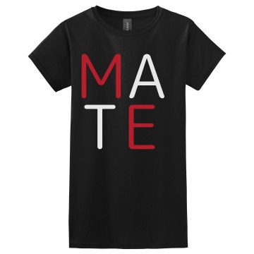 Soul Mate (U + Me) Misses Relaxed Fit Gildan Ultra Cotton Tee