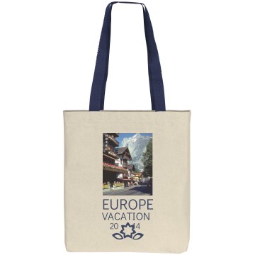 Vacation Tote Liberty Bags Cotton Canvas Tote