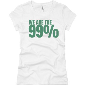 Wall Street Takeover 99 Junior Fit Basic Bella Favorite Tee