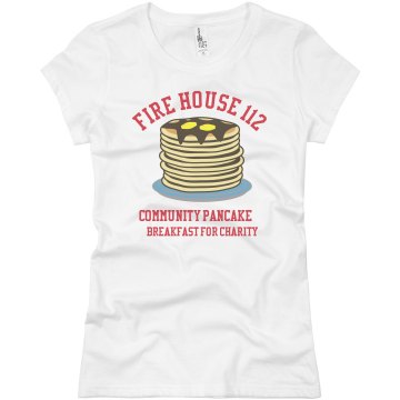Fire House Charity Meal Junior Fit Basic Bella Favorite Tee