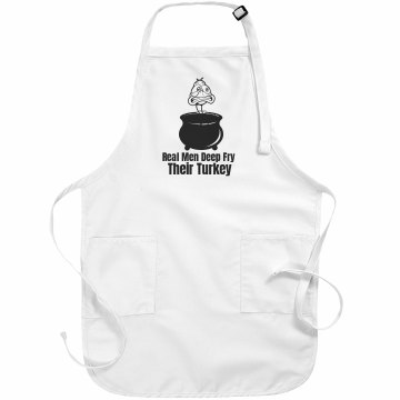 Deep Fry Turkey Basic White Apron