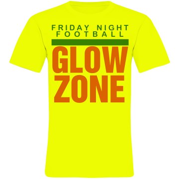 Football Glow Zone Unisex American Apparel Neon Crew Neck Tee