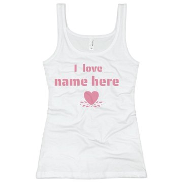 I Love Tommy Bella Junior Fit Camisole