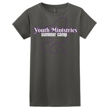 Youth Ministries Camp Misses Relaxed Fit Gildan Ultra Cotton Tee