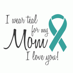 Ovarian Cancer Ribbon