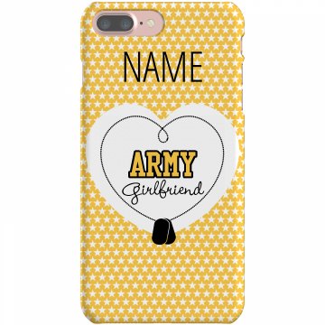 Army Girlfriend Case Rubber iPhone 4 & 4S Case Black