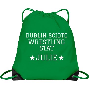 Wrestling Bag Port & Company Drawstring Cinch Bag