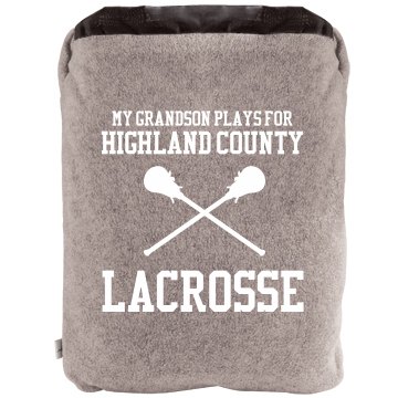 Grandson Plays For... 2-in-1 Poly Fleece Pillow Blanket 