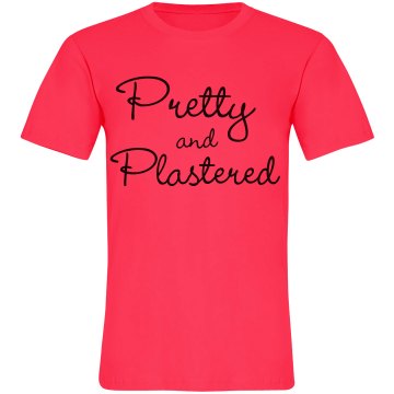 Neon Plastered Unisex American Apparel Neon Crew Neck Tee