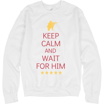 Wait For Him Hoodie Unisex Gildan Heavy Blend Hoodie