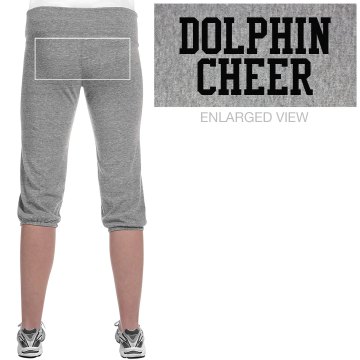 Dolphin Cheer Pant Junior Fit Bella French Terry Lounge Pants