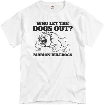 Who Let the Dogs Out? Unisex Basic Gildan Heavy Cotton Crew Neck Tee