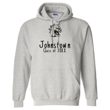 Bulldog Mascot Hoodie Unisex Gildan Heavy Blend Hoodie