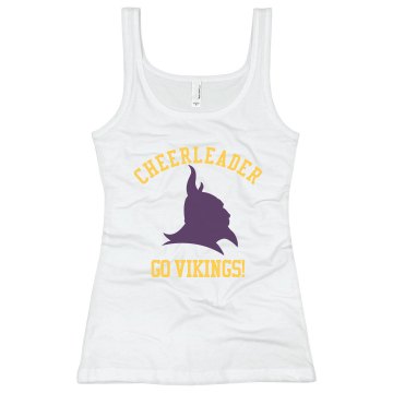 Viking Cheerleader Junior Fit Soffe 2x1 Rib Tank Top