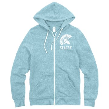 Trojan Girl Hoodie Unisex Gildan Heavy Blend Full Zip Hoodie