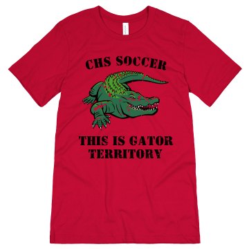 Gator Soccer Territory Unisex Canvas Jersey Tee