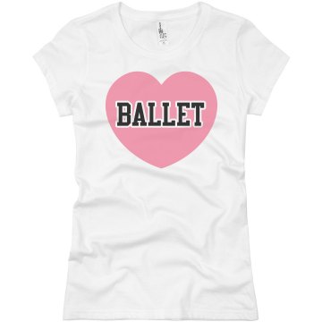Ballet Love Junior Fit Basic Bella Favorite Tee